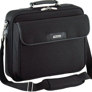 Targus Traditional Notepad Case Messenger Bag fits 15.6-Inch Laptop, Black